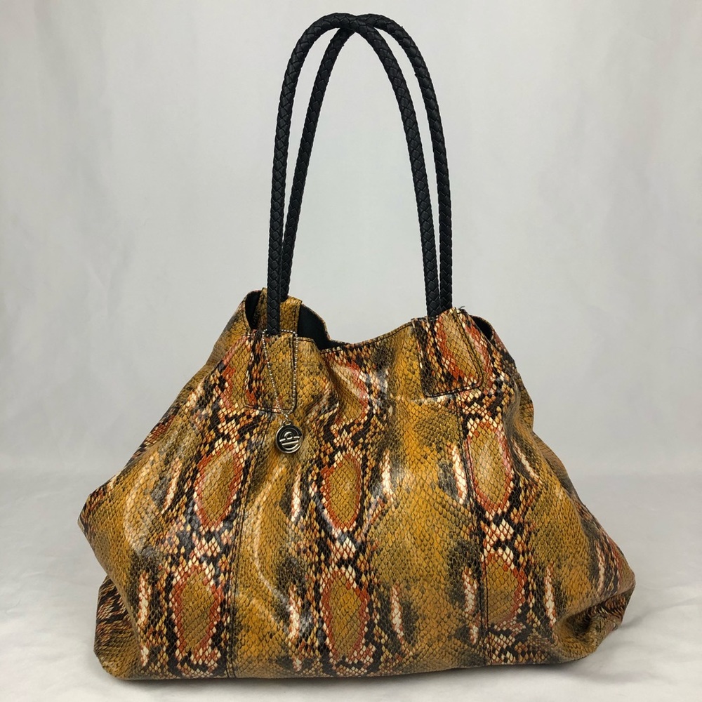 Big Buddha Snake Print Tote